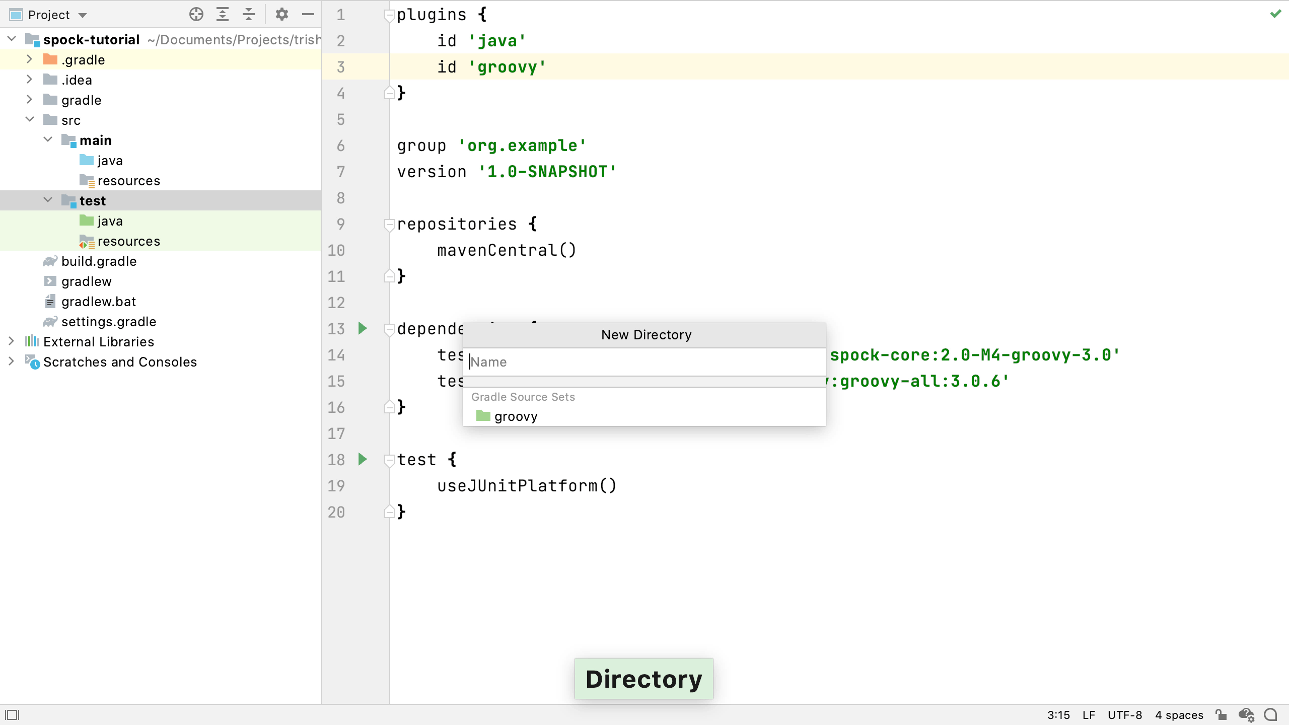 Groovy Directory