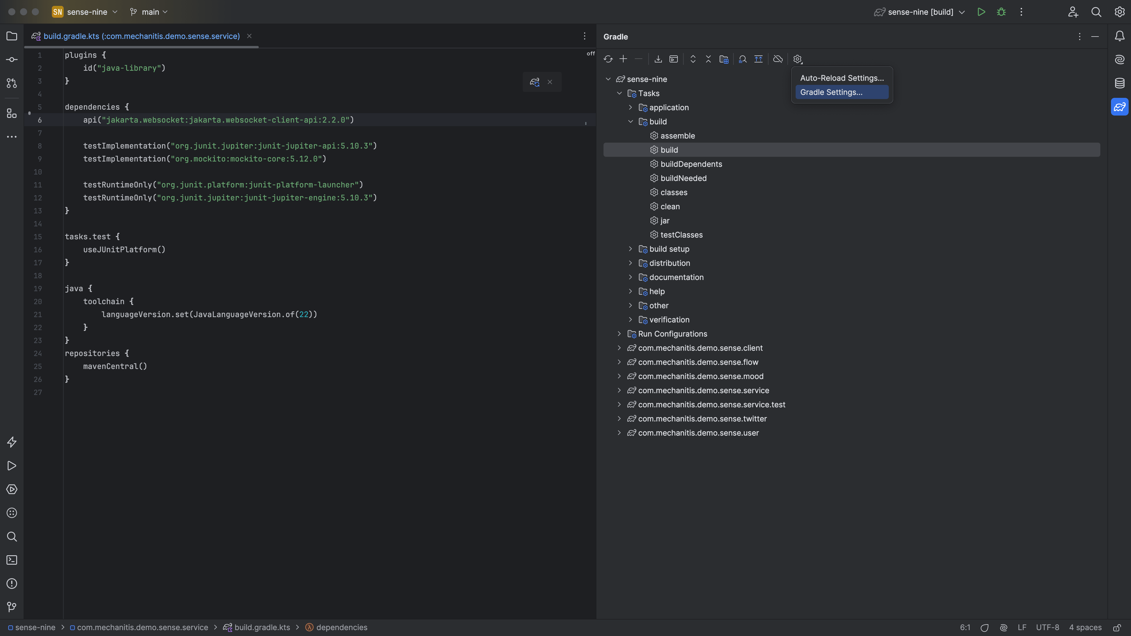 Gradle Settings